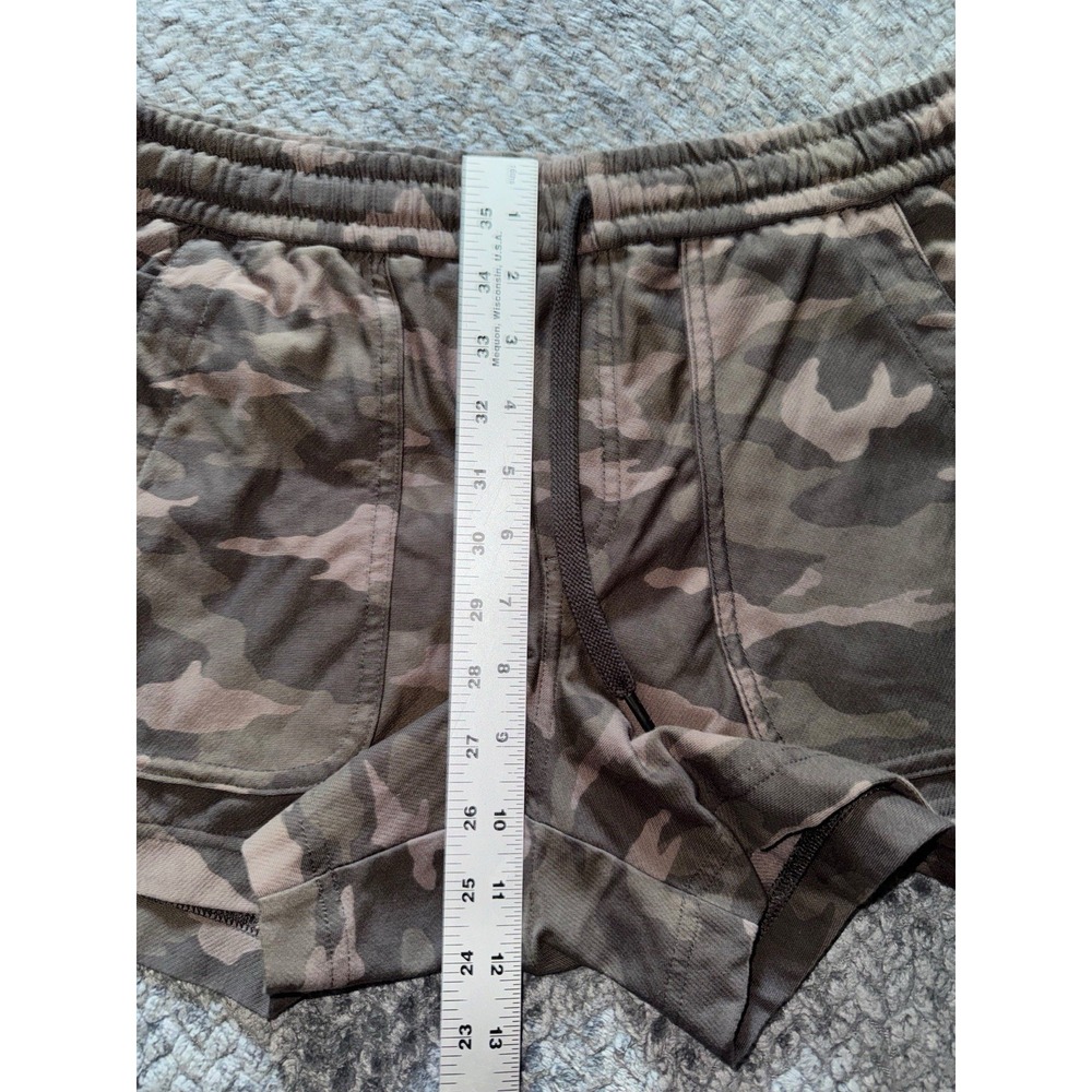 Athleta Women's Camo Farallon Short Drawstring Stretch Side Pockets Size‎ 6 - Picture 8 of 10
